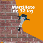 Martillete de 32 kg - Rentax Alquiler