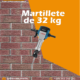 Martillete de 32 kg - Rentax Alquiler