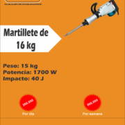 Alquiler de Martillete de 16 kg Rentax