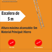 Alquiler de Escalera de 5 m Rentax