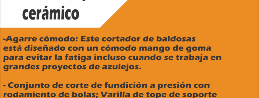 Alquiler de Cortador de piso cerámico Rentax